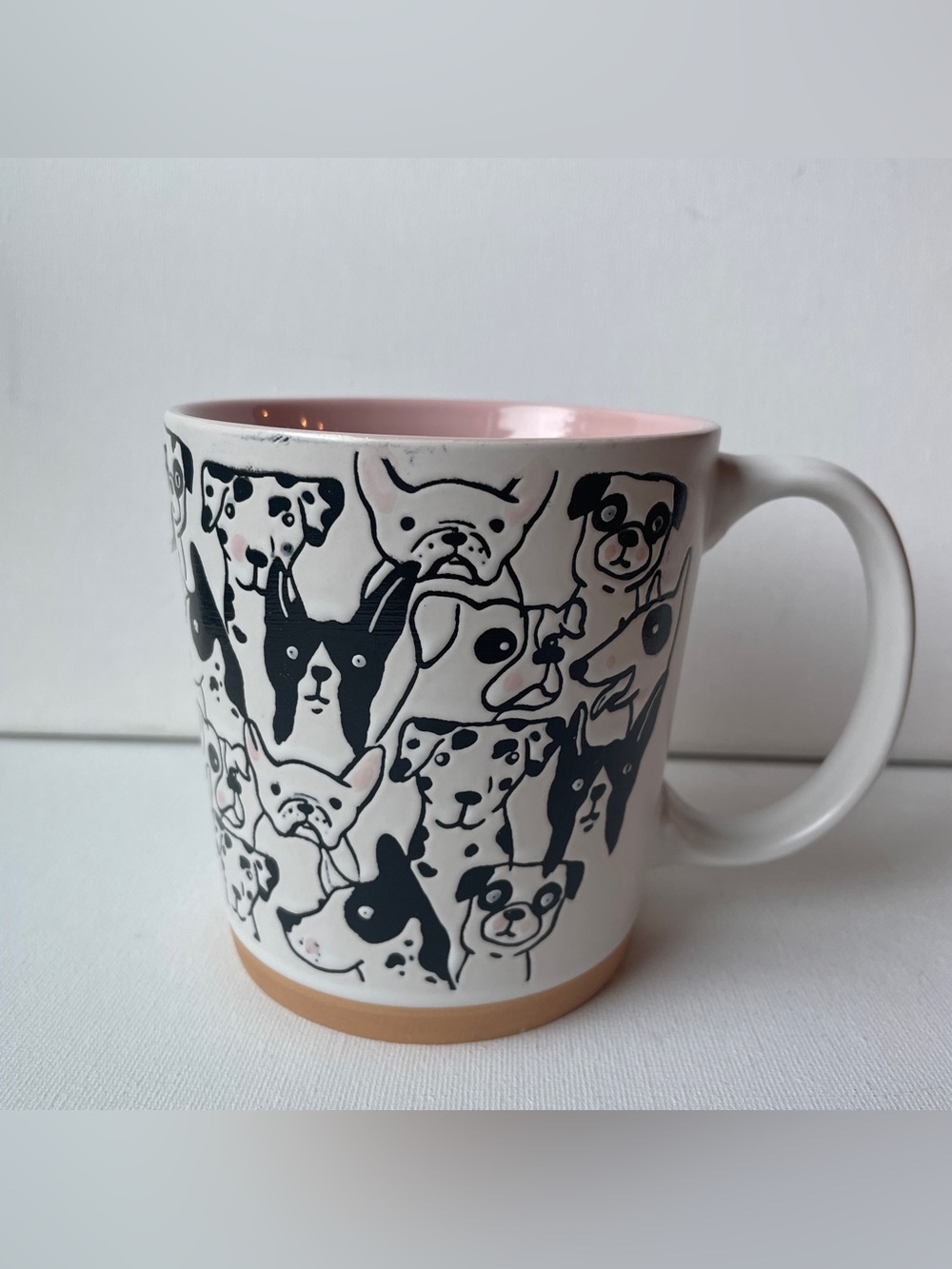 New Spectrum Designz “Harvey Dog Head Repeat” Ceramic Coffee Tea Mug 17 OZ